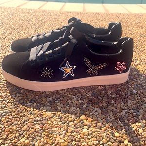Libby Edelman black sneakers size 8